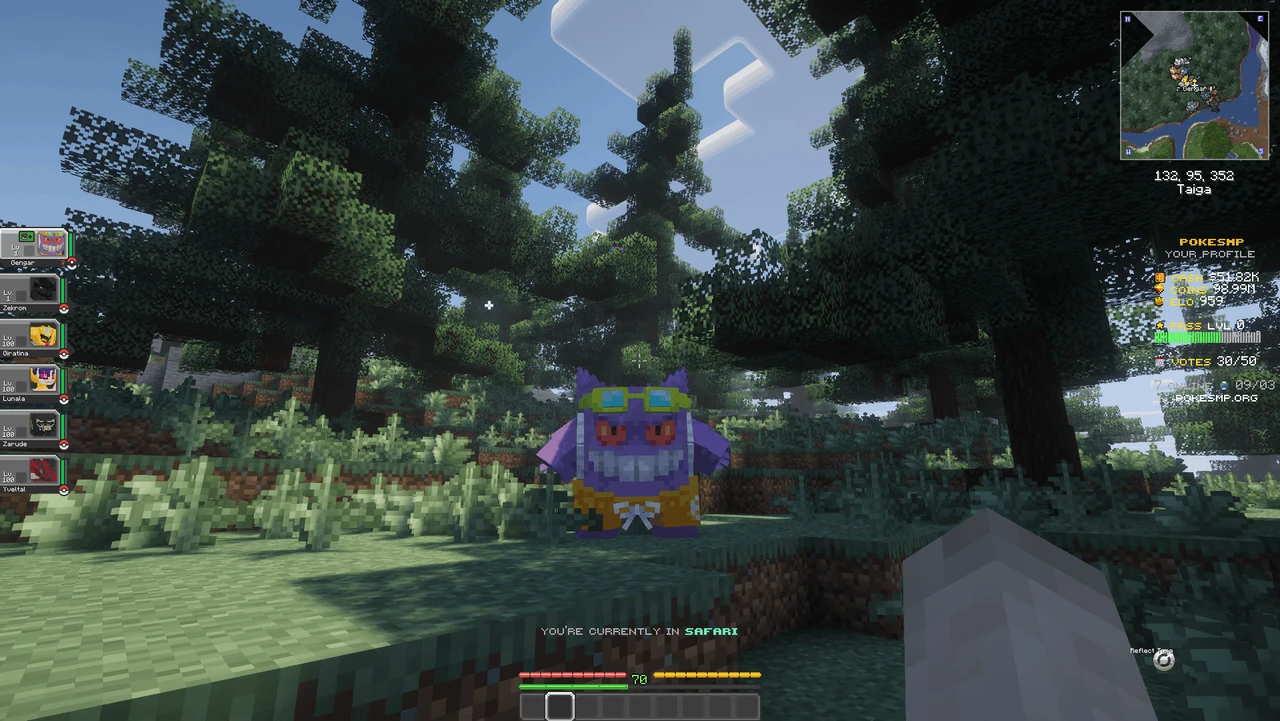 Zrzut ekranu modpacka Better Cobblemon 1.8 - #1 Minecraft Pokemon Experience + Poke SMP (1/3)