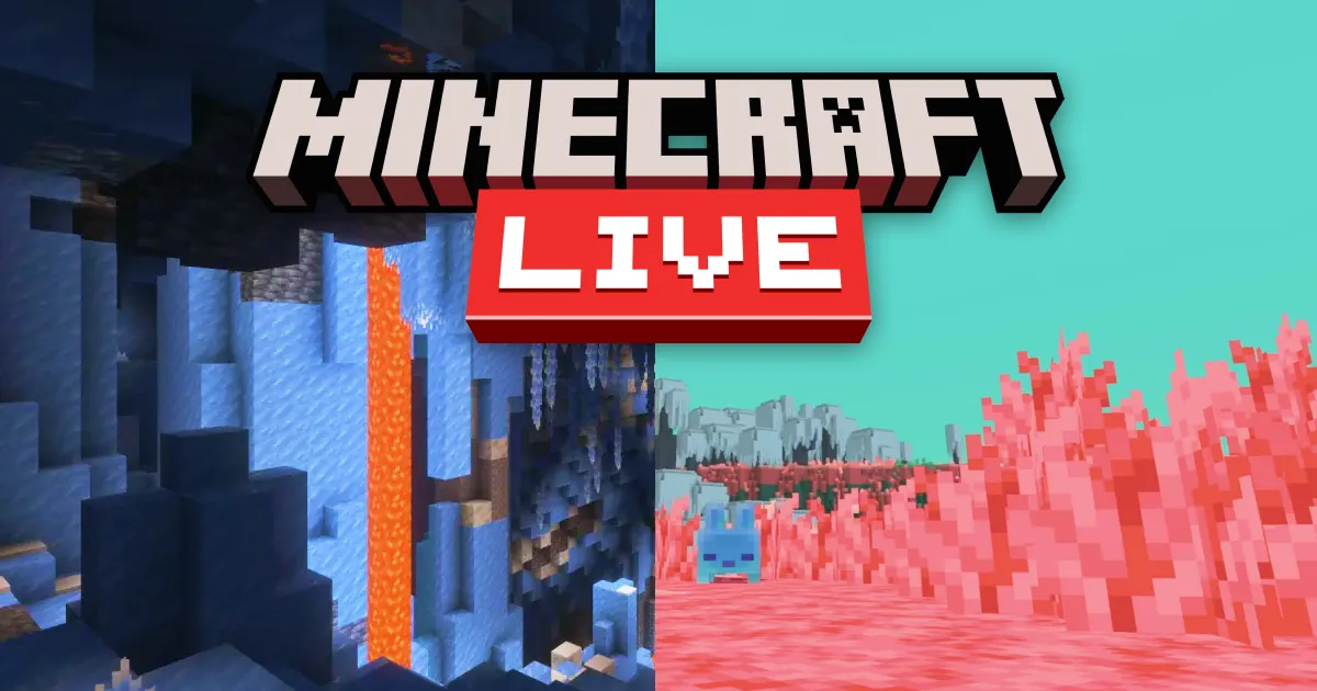 Minecraft LIVE September 2026: Nowe Ice Caves, nowy wymiar!