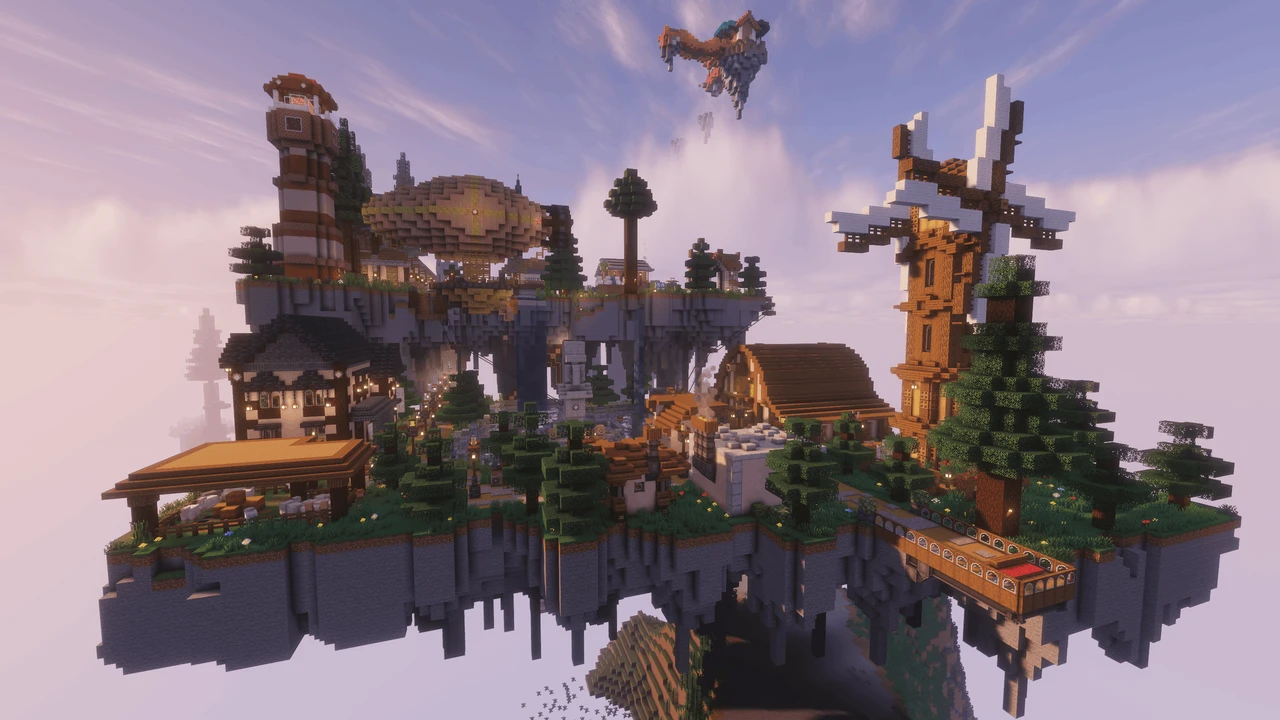 Zrzut ekranu modpacka Create Aeronautics - Skybound | Create Aeronautics & Create Addons with Quests (3/3)