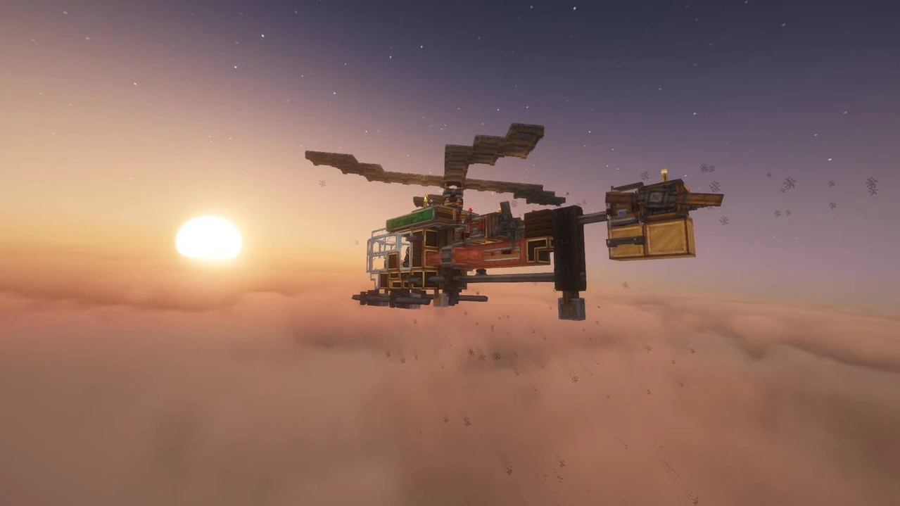 Zrzut ekranu modpacka All of Create Aeronautics (2/3)