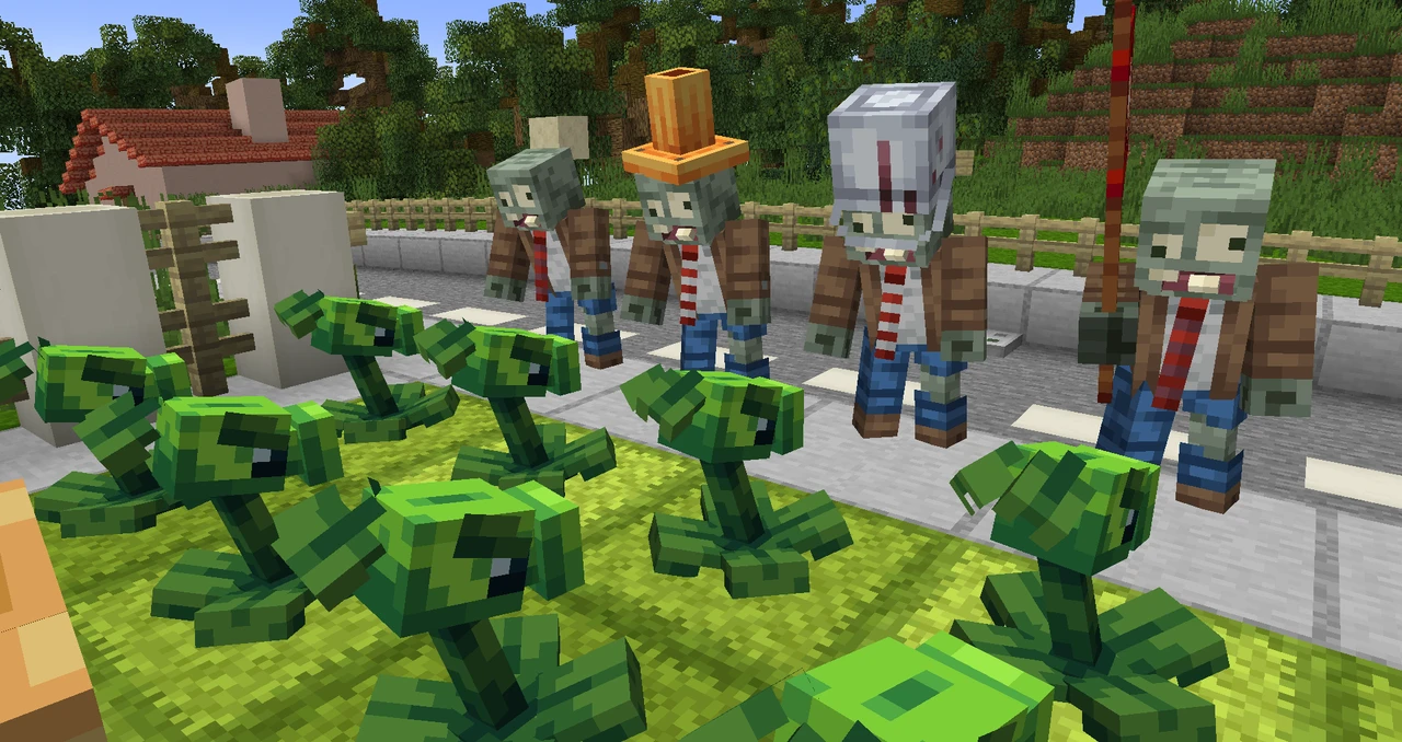 Zrzut ekranu modpacka Plants vs. Zombies (1/3)