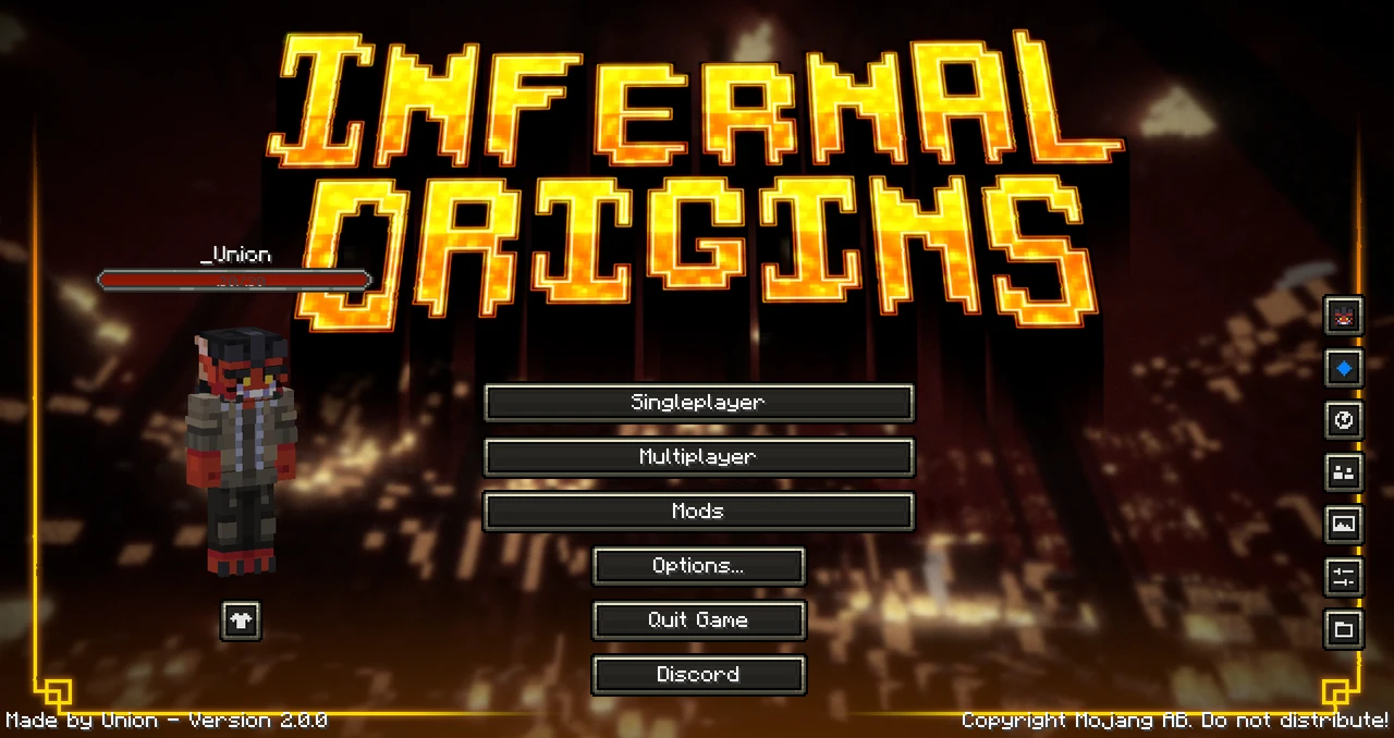 Zrzut ekranu modpacka Infernal Origins (1/3)