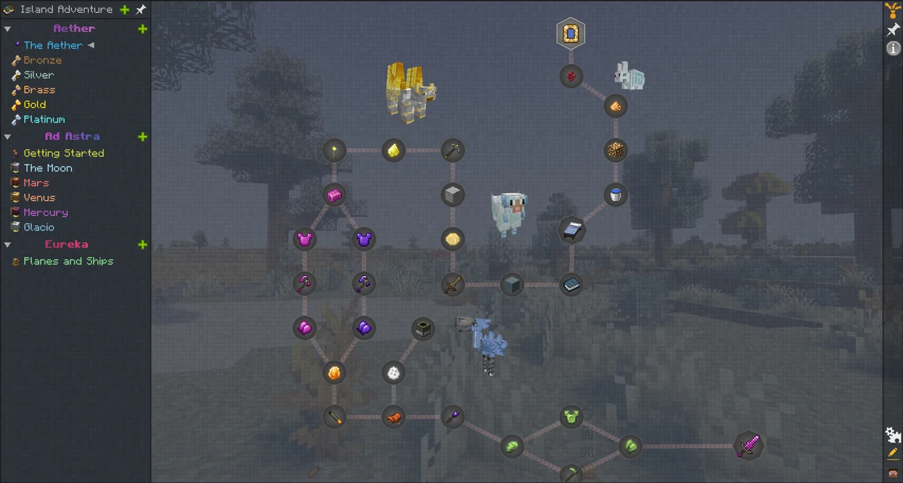 Zrzut ekranu modpacka Island Adventure - Complete Overhaul | Now with Quests! (3/3)