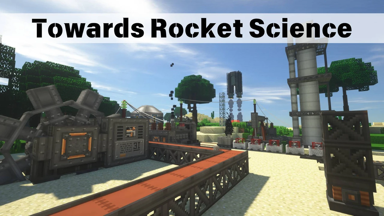 Zrzut ekranu modpacka Towards Rocket Science (1/3)