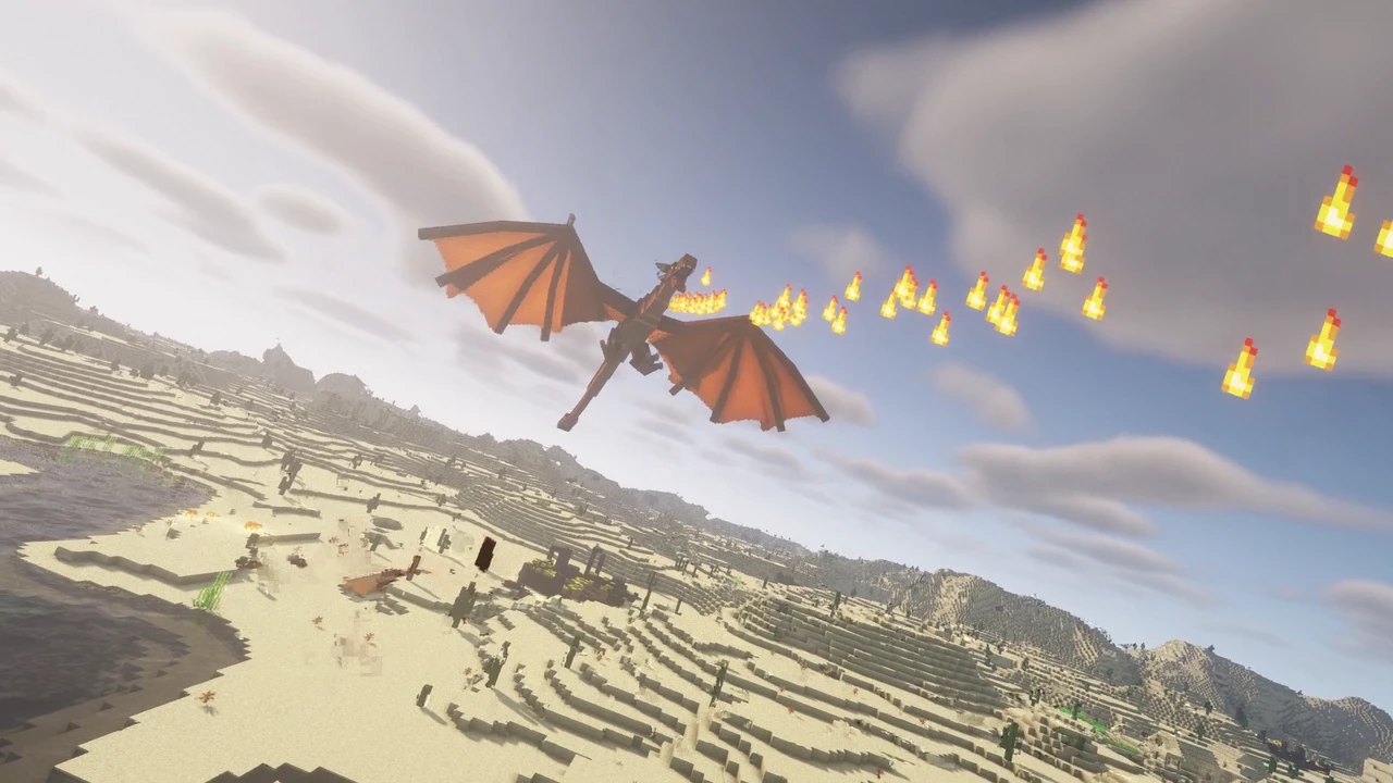 Zrzut ekranu modpacka World of Dragons by ShadowMech (100 Days Challenge) (1/3)