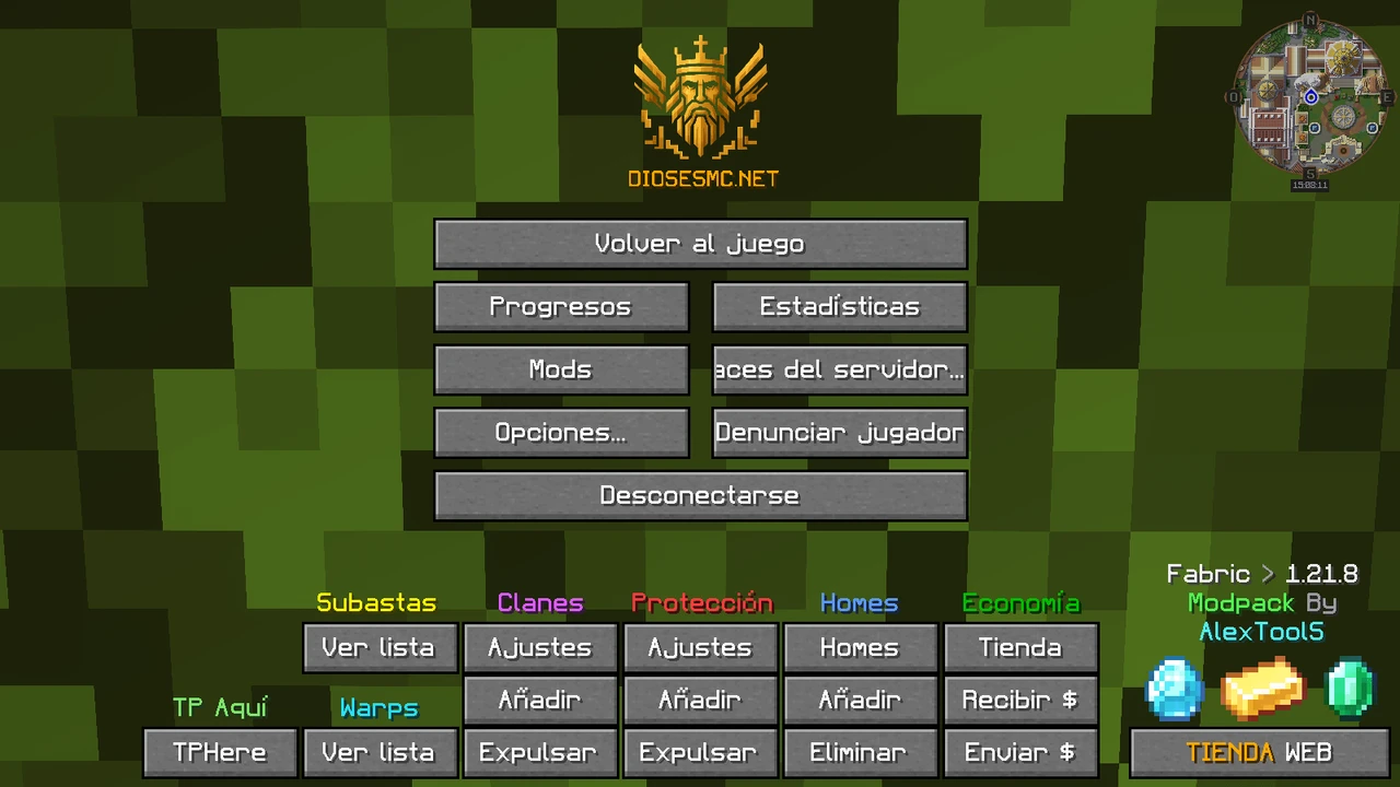 Zrzut ekranu modpacka DiosesMC - Official (3/3)