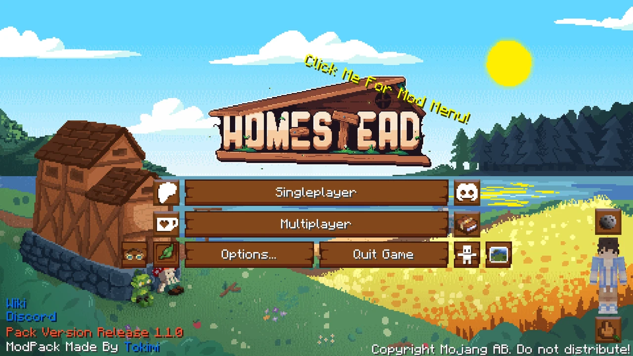 Zrzut ekranu modpacka Homestead - A Cozy Survival Experience (1/3)