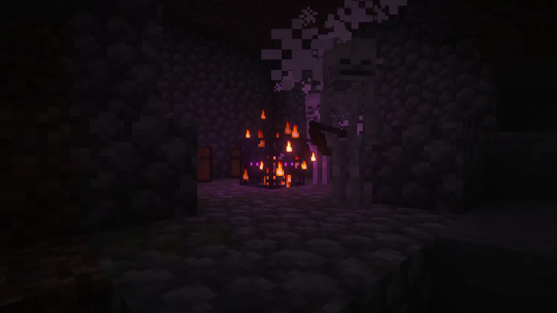 Wioska, Pillager Outpost, Mineshaft i Trial Chambers tuż przy spawnie