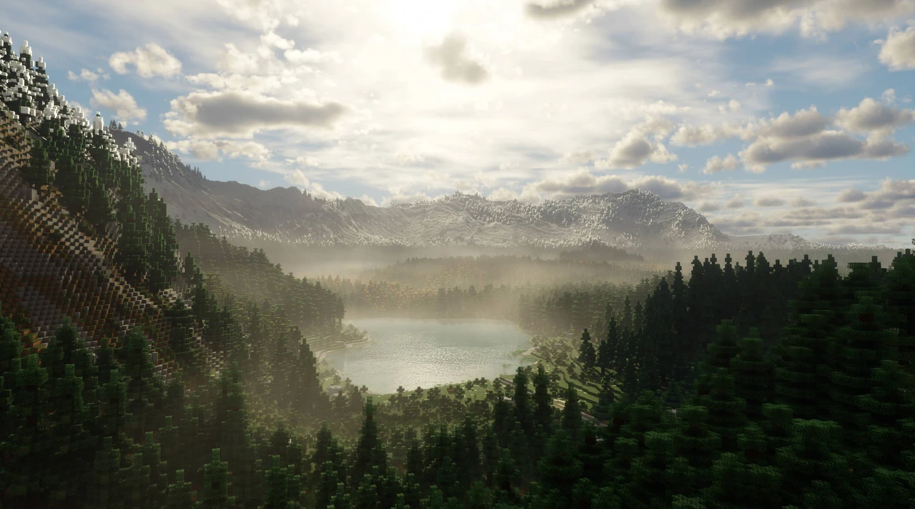 Zrzut ekranu modpacka Distant Horizons Pack (With Shaders) (2/3)